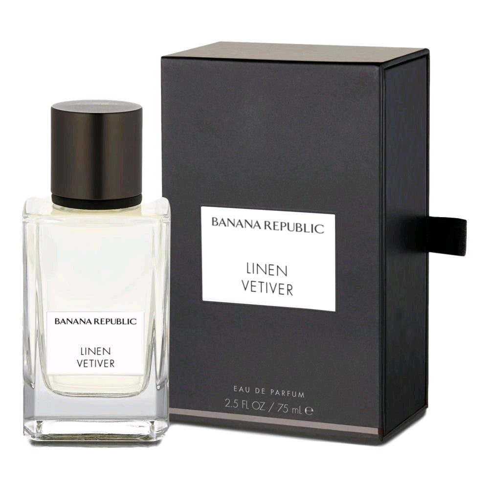 Bottle of Linen Vetiver by Banana Republic, 2.5 oz Eau De Parfum Spray for Unisex